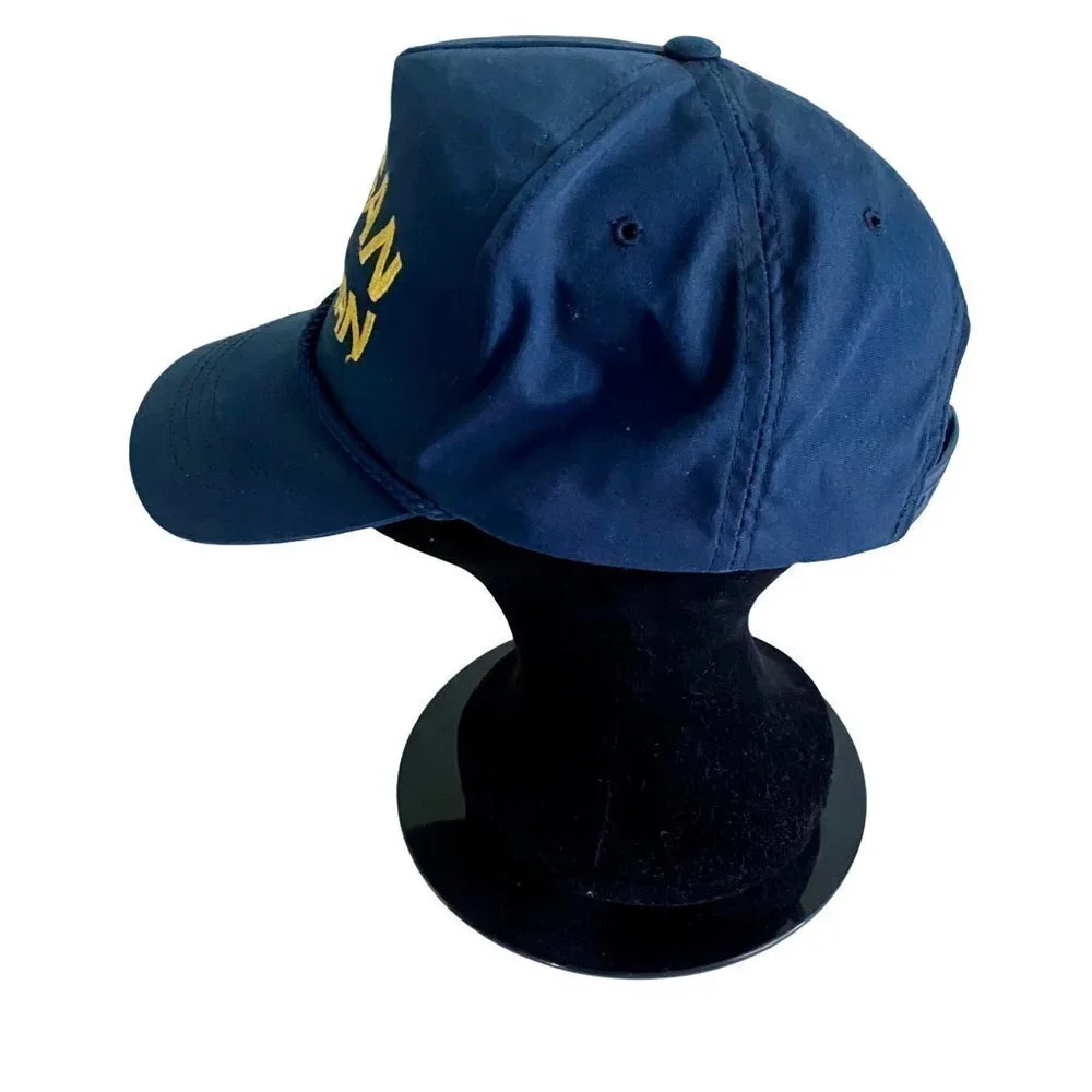 Korean Veteran Snap Back Hat Blue and Gold